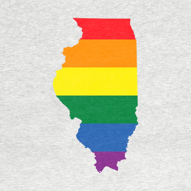 Illinois state LGBT Pride by FiftyStatesOfGay